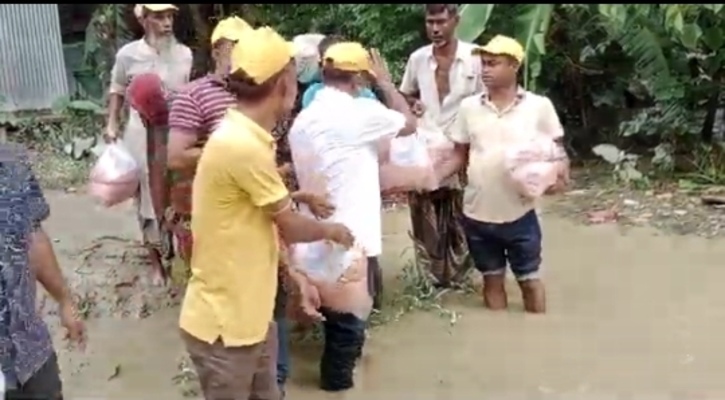 হবিগঞ্জে নদী ভাঙ্গনে ২ লাখ মানুষ পানিবন্দী ২০ হাজার হেক্টর আমন নিমজ্জিত