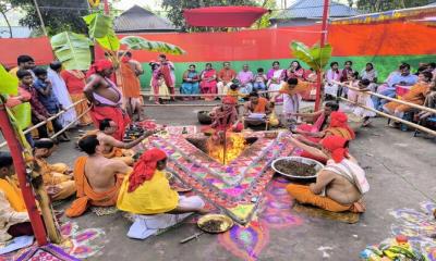 নাসিরনগরে সপ্তর্ষি সংঘের শিব মহাযজ্ঞ অনুষ্ঠিত