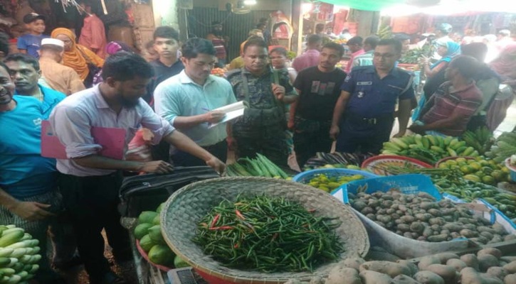 মতলব দক্ষিনে ভোক্তা অধিকারের অভিযানে ৩৮ হাজার টাকা জরিমানা