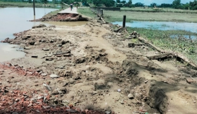 বন্যায় হবিগঞ্জে ১৬৭ কিঃমিঃ সড়ক ক্ষতিগ্রস্ত  মেরামতে প্রয়োজন ১৩৬ কোটি টাকা